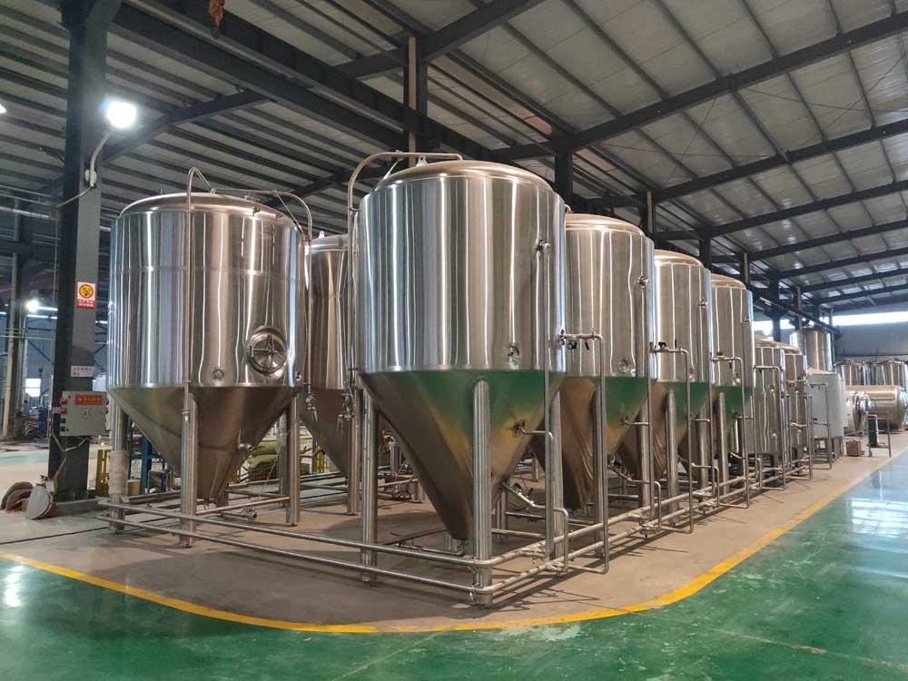 25bbl Jacketed conical fermenter